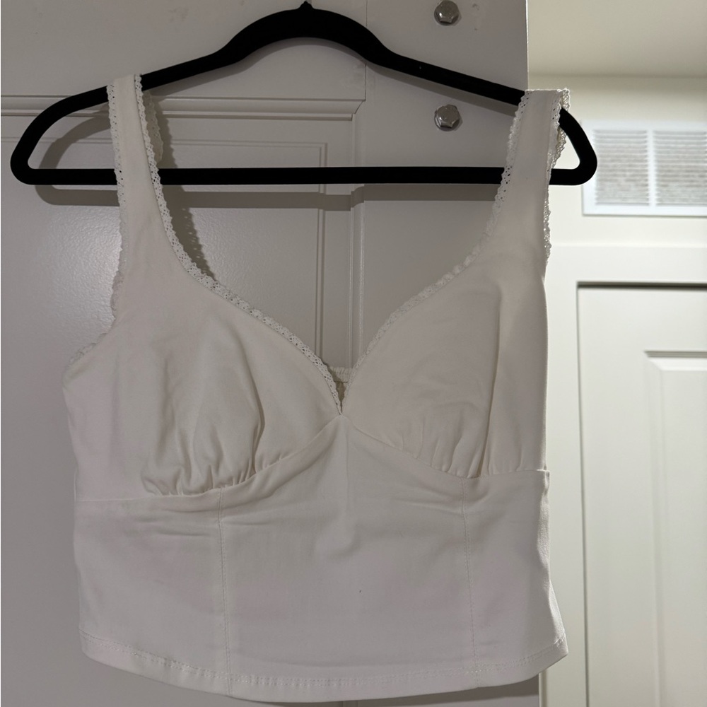 Wild Fable Textured White Top
